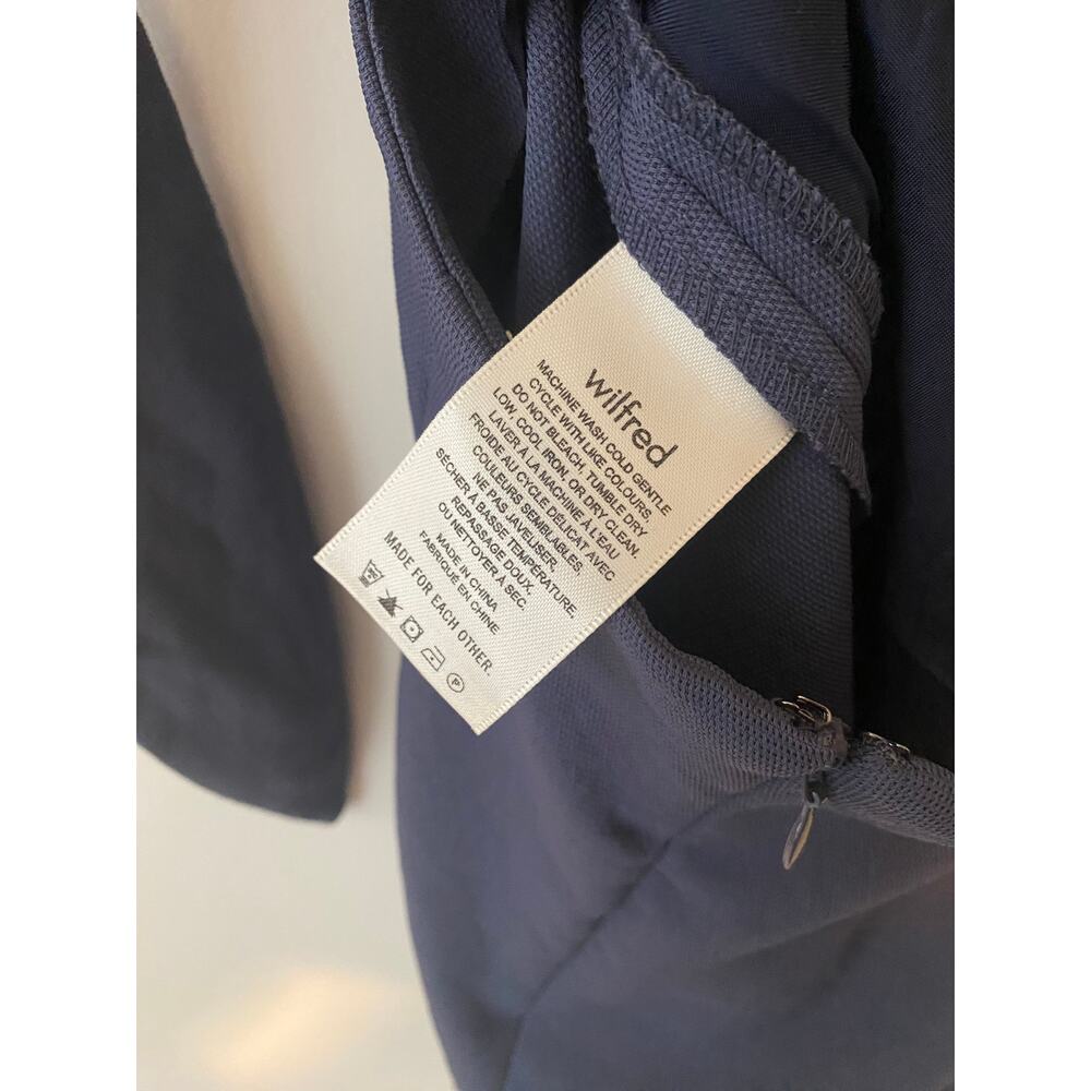 WILFRED ECOULEMENT DRESS GRANITE BLUE SIZE 4 - Picture 7 of 10
